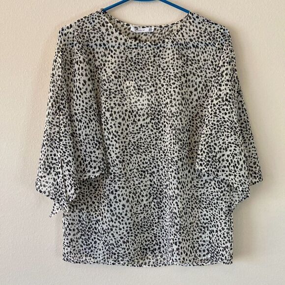Cooper Street Serena Tie Sleeve Top Size 4‎ (J16) - Picture 1 of 8